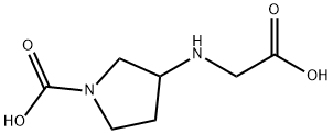 1-Pyrrolidinecarboxylicacid,3-[(carboxymethyl)amino]-(9CI) 结构式