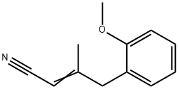 2-Butenenitrile,4-(2-methoxyphenyl)-3-methyl-(9CI) 结构式