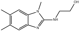 2-(2-HYDROXYETHYLAMINO)-1,6,7-TRIMETHYL& 结构式