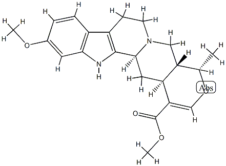 四叶萝芙灵 结构式