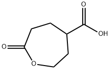 7-氧代氧杂环庚烷-4-羧酸 结构式