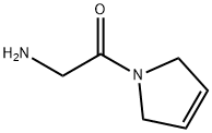 1H-Pyrrole,1-(aminoacetyl)-2,5-dihydro-(9CI) 结构式