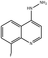 8-Fluoro-4-hydrazineoquinoline 结构式