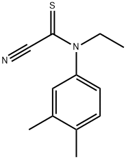 3,4-Formoxylidide,  1-cyano-N-ethylthio-  (7CI,8CI) 结构式