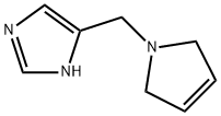 1H-Imidazole,4-[(2,5-dihydro-1H-pyrrol-1-yl)methyl]-(9CI) 结构式