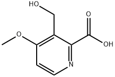 2-Pyridinecarboxylicacid,3-(hydroxymethyl)-4-methoxy-(9CI) 结构式