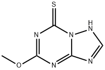 [1,2,4]Triazolo[1,5-a][1,3,5]triazine-7(1H)-thione,5-methoxy-(9CI) 结构式