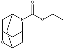 2-Oxa-6-azatricyclo[3.3.1.13,7]decane-6-carboxylic acid ethyl ester 结构式