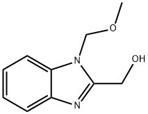 1H-Benzimidazole-2-methanol,1-(methoxymethyl)-(9CI) 结构式