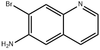 6-Quinolinamine,7-bromo-(9CI) 结构式