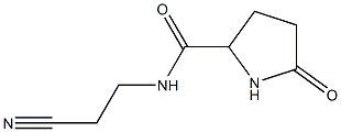 2-Pyrrolidinecarboxamide,N-(2-cyanoethyl)-5-oxo-(9CI) 结构式