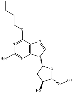 O(6)-n-butyldeoxyguanosine 结构式