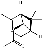 Acetic acid [1S,(+)]-2,7,7-trimethyl-1α,5α-methano-2-cyclohexen-6β-yl ester 结构式