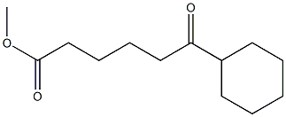 ε-Oxocyclohexanehexanoic acid methyl ester 结构式