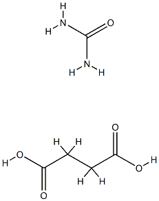 succinic acid, compound with urea (1:1) 结构式