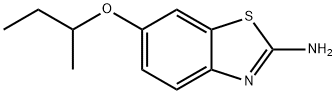 2-Benzothiazolamine,6-(1-methylpropoxy)-(9CI) 结构式