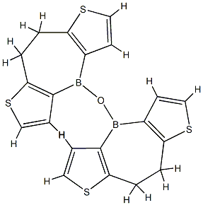 4,4'-Oxybis[8,9-dihydro-4H-borepino[3,2-b:6,7-b']dithiophene] 结构式