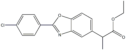 苯恶洛芬乙酯 结构式