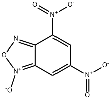 4,6-二硝基苯并-N-氧化二唑 结构式