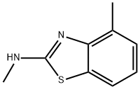 N,4-二甲基苯并[D]噻唑-2-胺 结构式