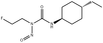 3-(4β-Ethylcyclohexan-1α-yl)-1-(2-fluoroethyl)-1-nitrosourea 结构式