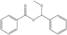 Benzoic acid α-methoxybenzyl ester 结构式