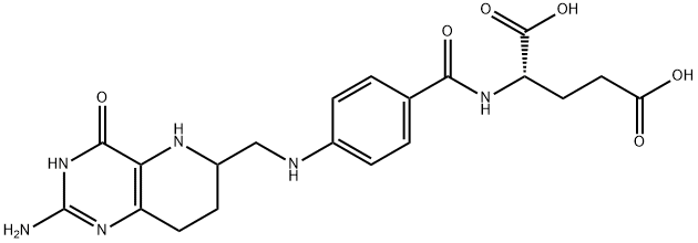 5,6,7,8-tetrahydro-8-deazafolic acid 结构式