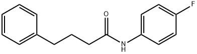 N-(4-fluorophenyl)-4-phenylbutanamide 结构式