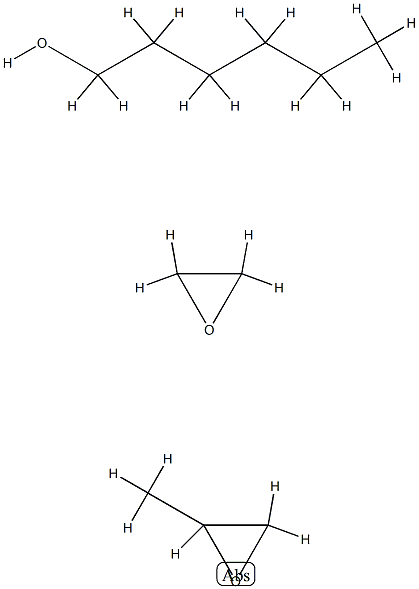 Oxirane, methyl-, polymer with oxirane, monohexyl ether 结构式