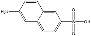 6(OR 7)-氨基-2-萘磺酸 结构式