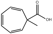 2,4,6-Cycloheptatriene-1-carboxylicacid,1-methyl-(9CI) 结构式
