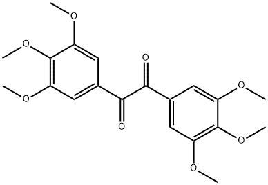 3,3,4,4,5,5-六甲氧基苯偶酰 结构式