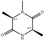 2,5-Piperazinedione,1,3,6-trimethyl-,(3R,6R)-rel-(9CI) 结构式