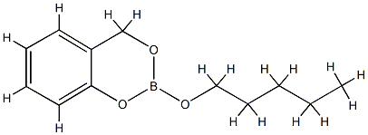 2-(Pentyloxy)-4H-1,3,2-benzodioxaborin 结构式