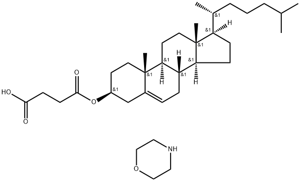 胆甾醇琥珀酸酯 结构式