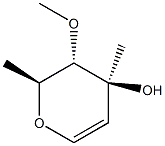 L-arabino-Hex-1-enitol, 1,5-anhydro-2,6-dideoxy-3-C-methyl-4-O-methyl- (9CI) 结构式