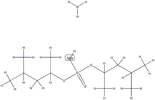 bis(4-methylpentan-2-yloxy)-sulfanyl-sulfanylidene-phosphorane 结构式