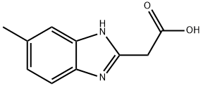 1H-Benzimidazole-2-aceticacid,5-methyl-(9CI) 结构式