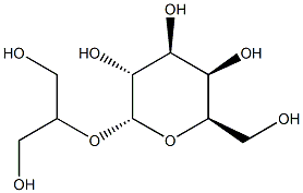 2-O-(α-D-Galactopyranosyl)glycerol 结构式