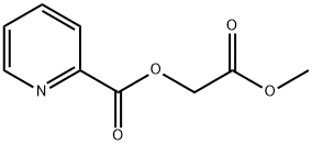 2-Pyridinecarboxylicacid,2-methoxy-2-oxoethylester(9CI) 结构式