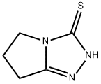 3H-Pyrrolo[2,1-c]-1,2,4-triazole-3-thione,2,5,6,7-tetrahydro-(9CI) 结构式