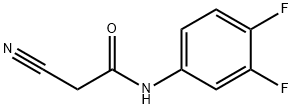 2-cyano-N-(3,4-difluorophenyl)acetamide 结构式