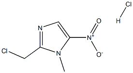 2-(氯甲基)-1-甲基-5-硝基-1H-咪唑盐酸盐 结构式