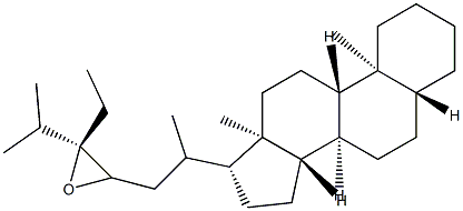 23,24-Epoxy-5α-stigmastane 结构式