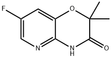 2H-Pyrido[3,2-b]-1,4-oxazin-3(4H)-one,7-fluoro-2,2-dimethyl-(9CI) 结构式