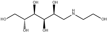 1-脱氧-1-(2-羟基乙基氨基)-D-山梨糖醇 结构式