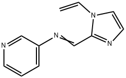 3-Pyridinamine,N-[(1-ethenyl-1H-imidazol-2-yl)methylene]-(9CI) 结构式