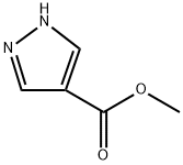 1H-Pyrazole-4-carboxylic acid, methyl ester, radical ion(1-) (9CI) 结构式