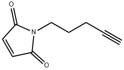 1-(4-戊炔-1-基)-1H-吡咯-2,5-二酮 结构式