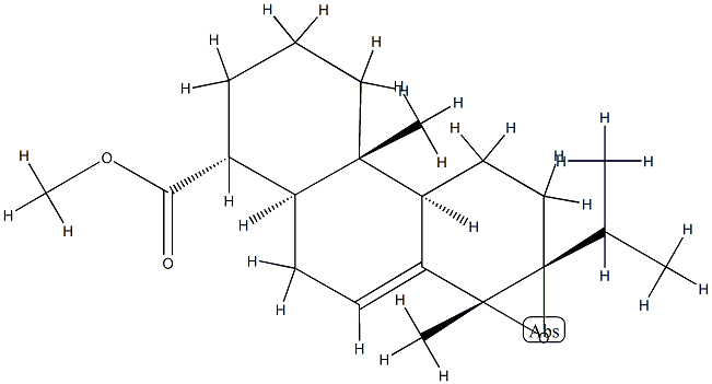 methyl 13,14-epoxyabietate 结构式